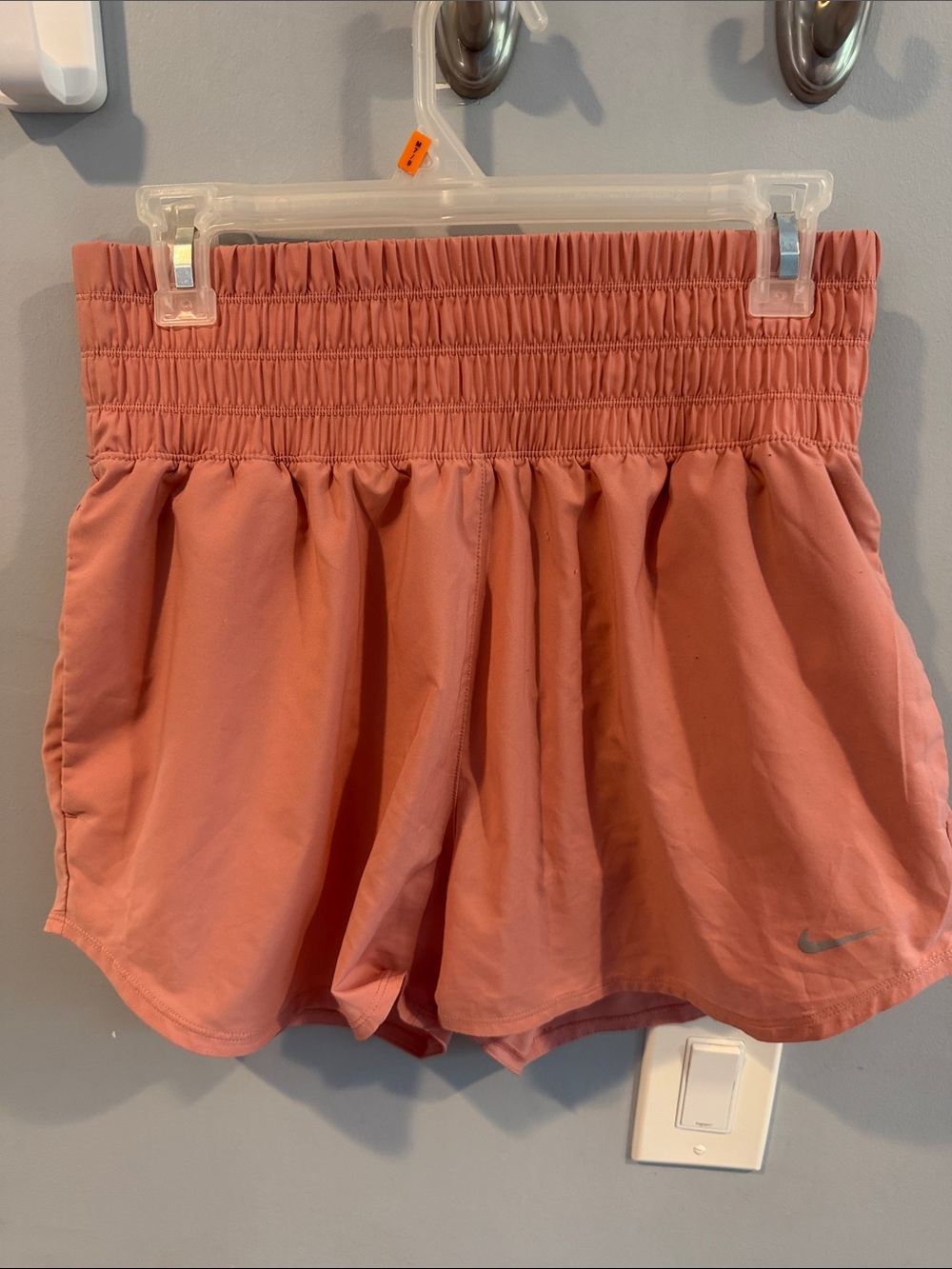 Nike Women’s Rose Smocked-Waist Athletic Shorts